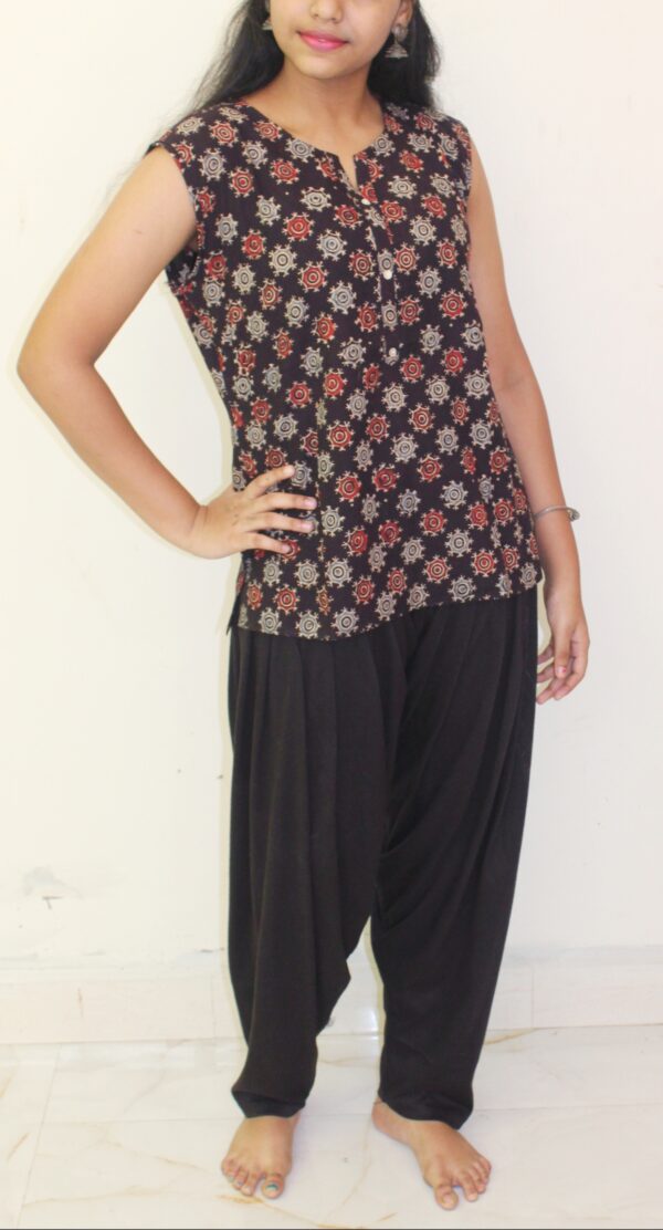 Ajrakh Print short kurta - APSK1