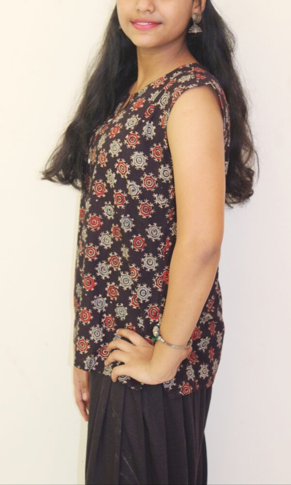Ajrakh Print short kurta - APSK1