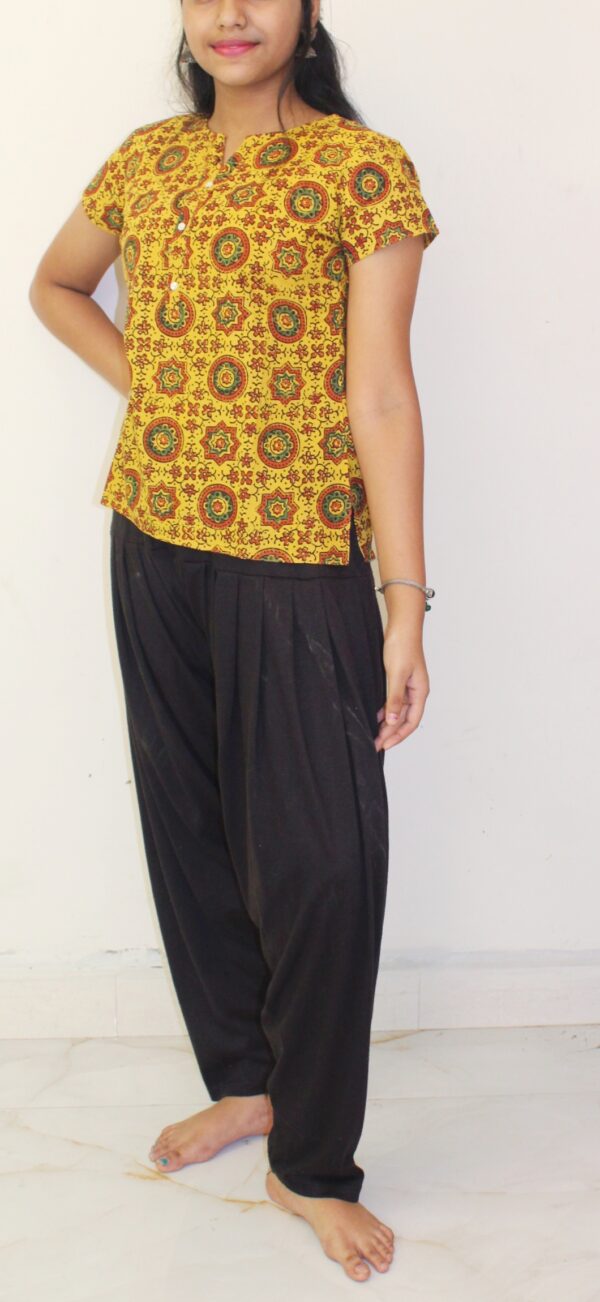 Ajrakh Print Short Kurta - APSK4