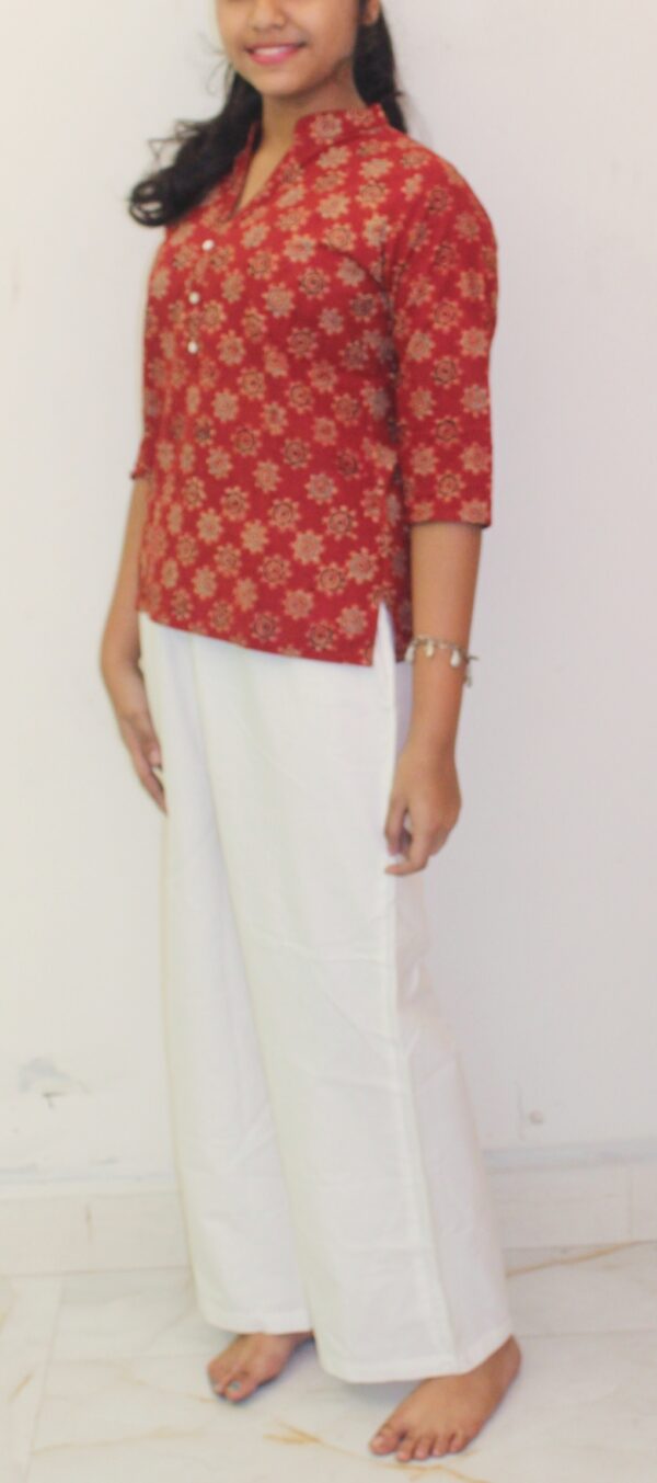 Ajrakh Print Short Kurta - APSK3