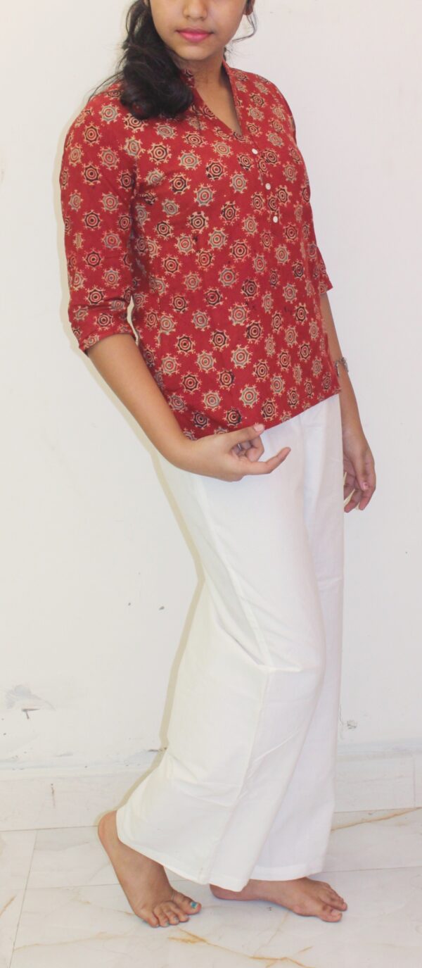 Ajrakh Print Short Kurta - APSK3