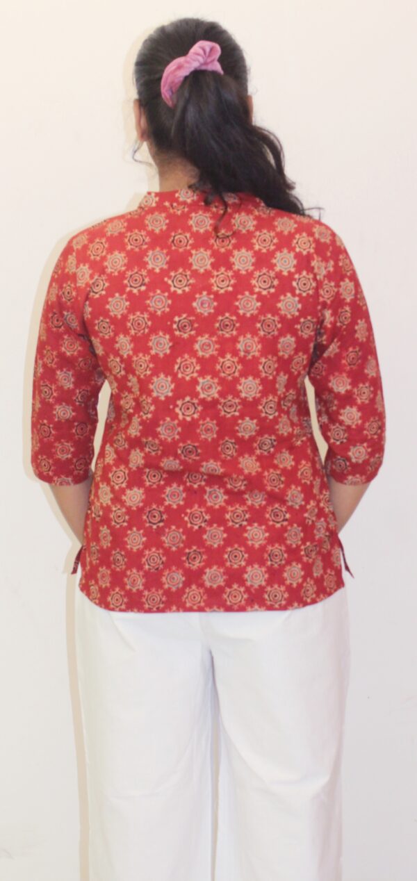 Ajrakh Print Short Kurta - APSK3
