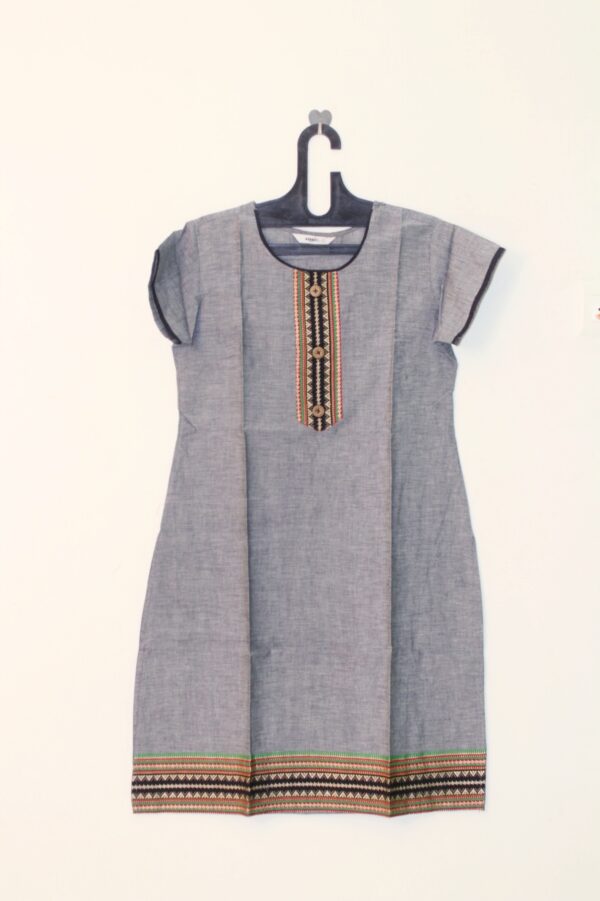Green Color Cotton kurta - WSLGC1008